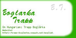 boglarka trapp business card