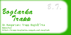 boglarka trapp business card